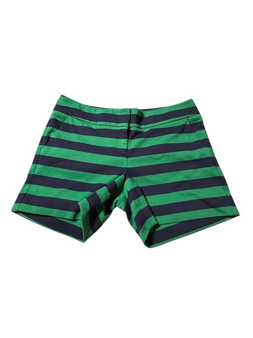 Outback Red Drew Fit Striped Shorts Sz 4 Green Navy Blue Preppy Nautical Vintage